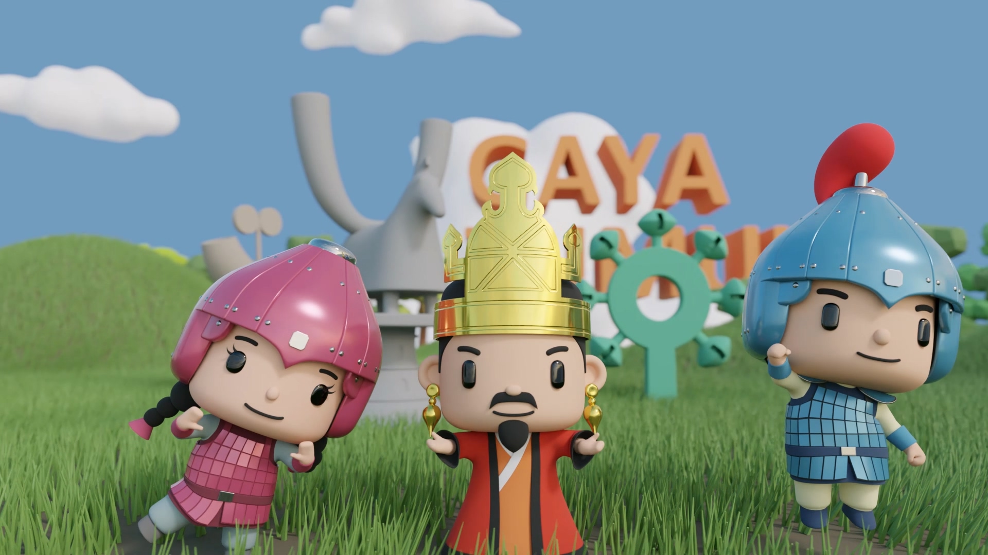 가야 고분군 3D 인트로 영상 이미지 7