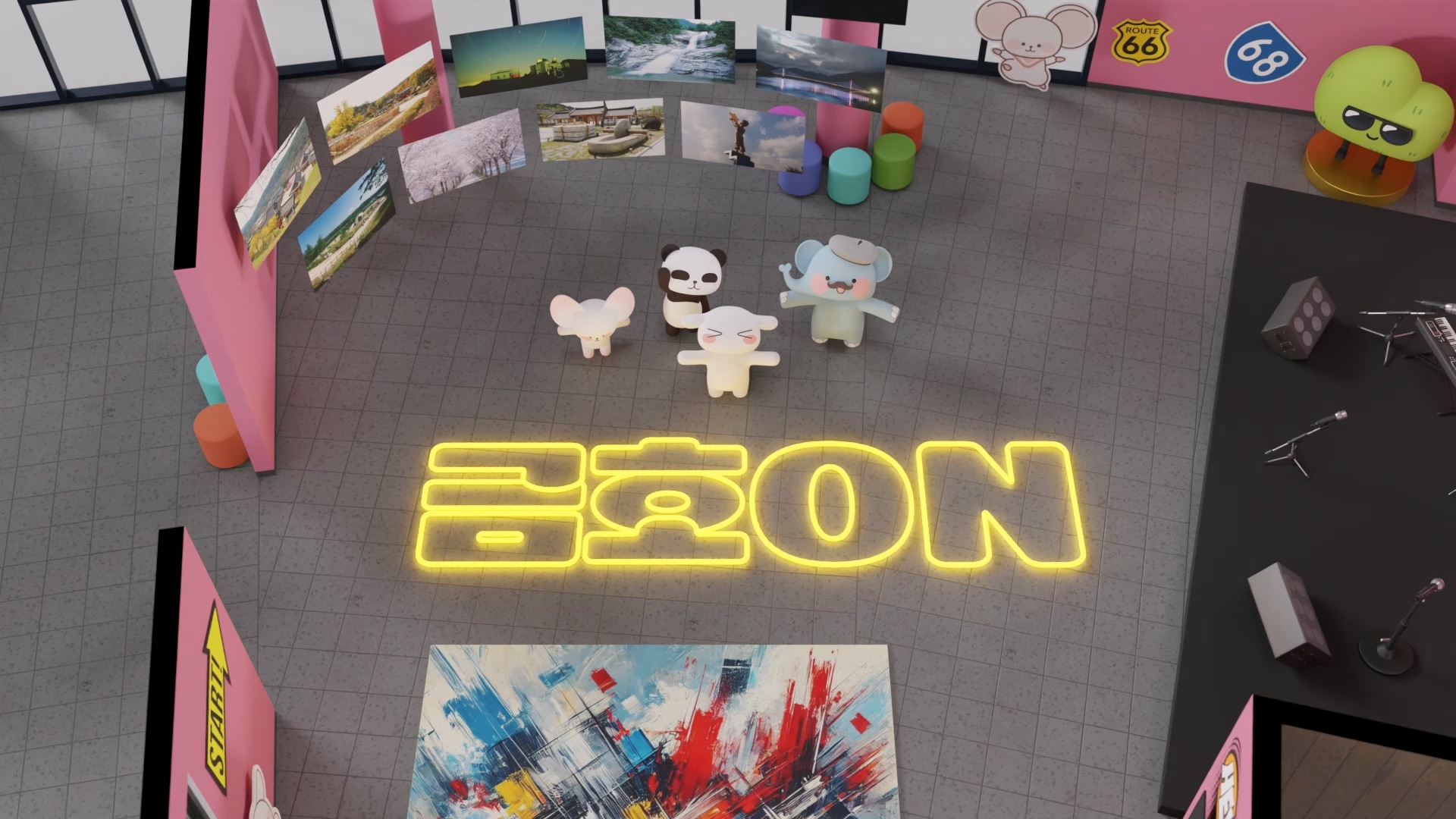 금호ON 프로젝트 3D 인트로 영상 썸네일